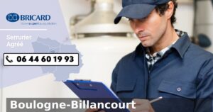 Urgence Serrurier Bricard Boulogne-Billancourt